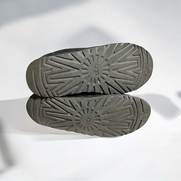 🌻UGG Black Suede Neumel Lace-Up Chukka Boots Men's Size 12 - Picture 9 of 10